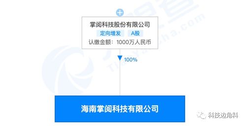 掌閱在海南澄邁布局新科技公司，注冊(cè)資本1000萬(wàn)元助力網(wǎng)絡(luò)文化經(jīng)營(yíng)